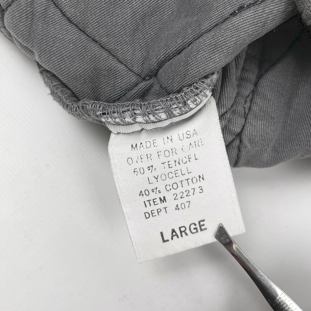 NWOT Philosophy of Comfort Women's Size L Gray Quilted Hooded Lyocell Blend Vest - Picture 11 of 16